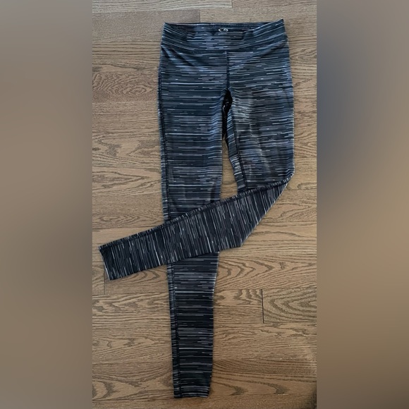 Champion Duo Dry Leggings - Athletic Pants - Grey Black Mix - Picture 5 of 8